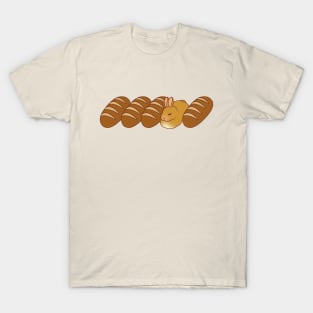 Bunny - Row of Loaves T-Shirt